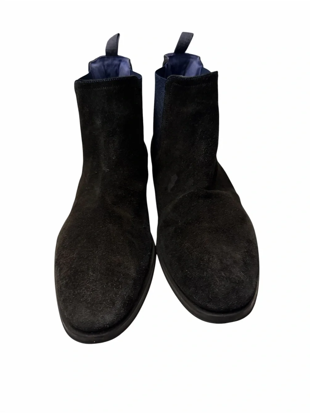Ted Baker Navy blue Suede Chukka Boots, SZ11, pre-owned, gently used